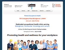 Tablet Screenshot of premiermedclinic.com